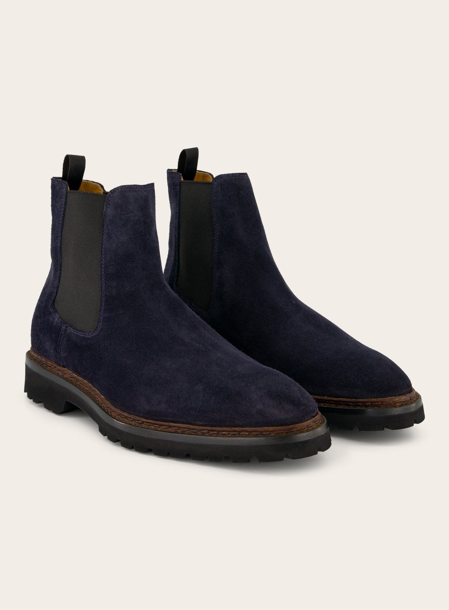 Cavaliere Welt chelsea boots van suède | BLUE NAVY