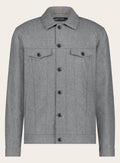 Overshirt van wol | Grijs 