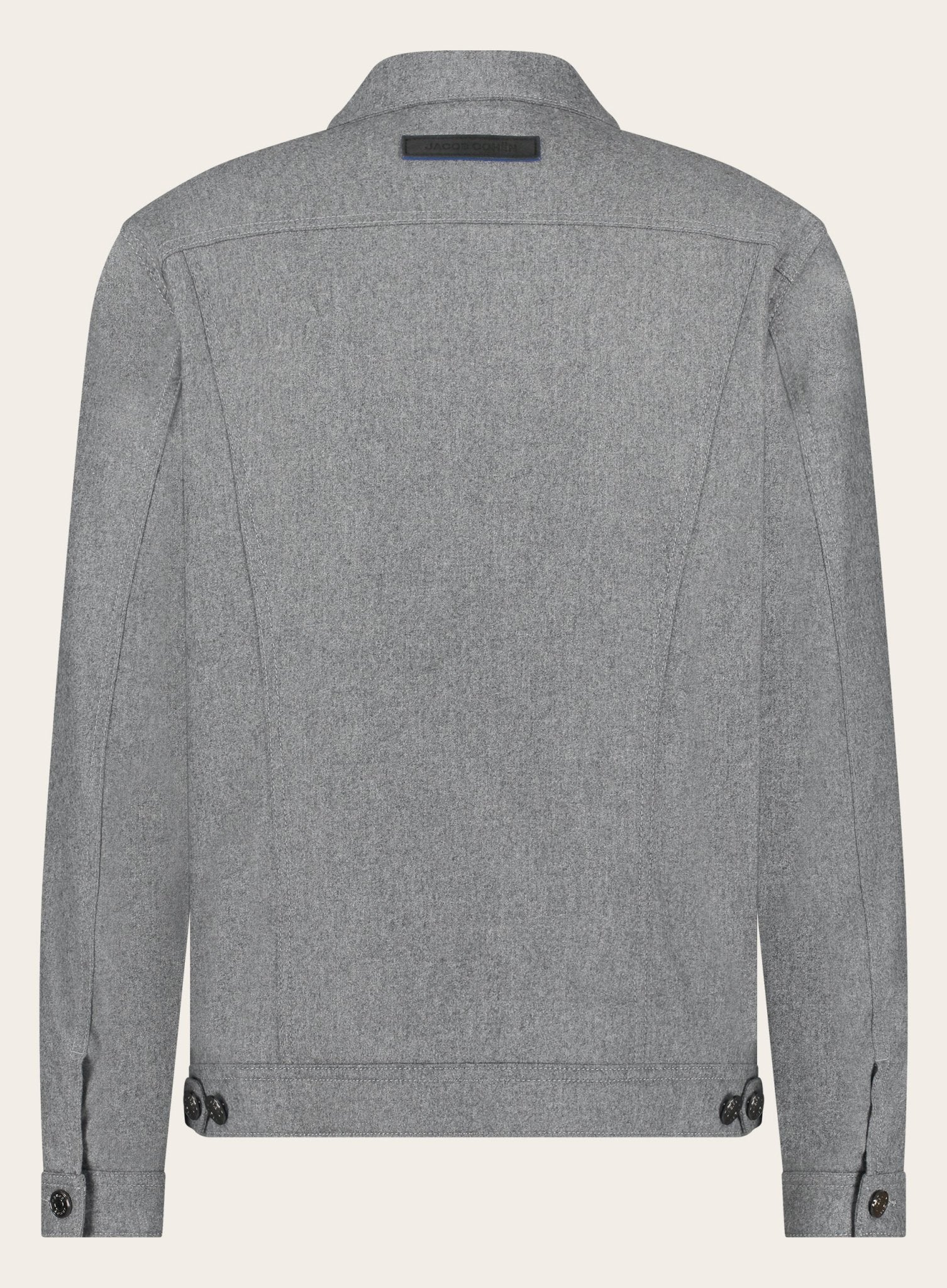 Overshirt van wol | Grijs 