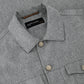 Overshirt van wol | Grijs 