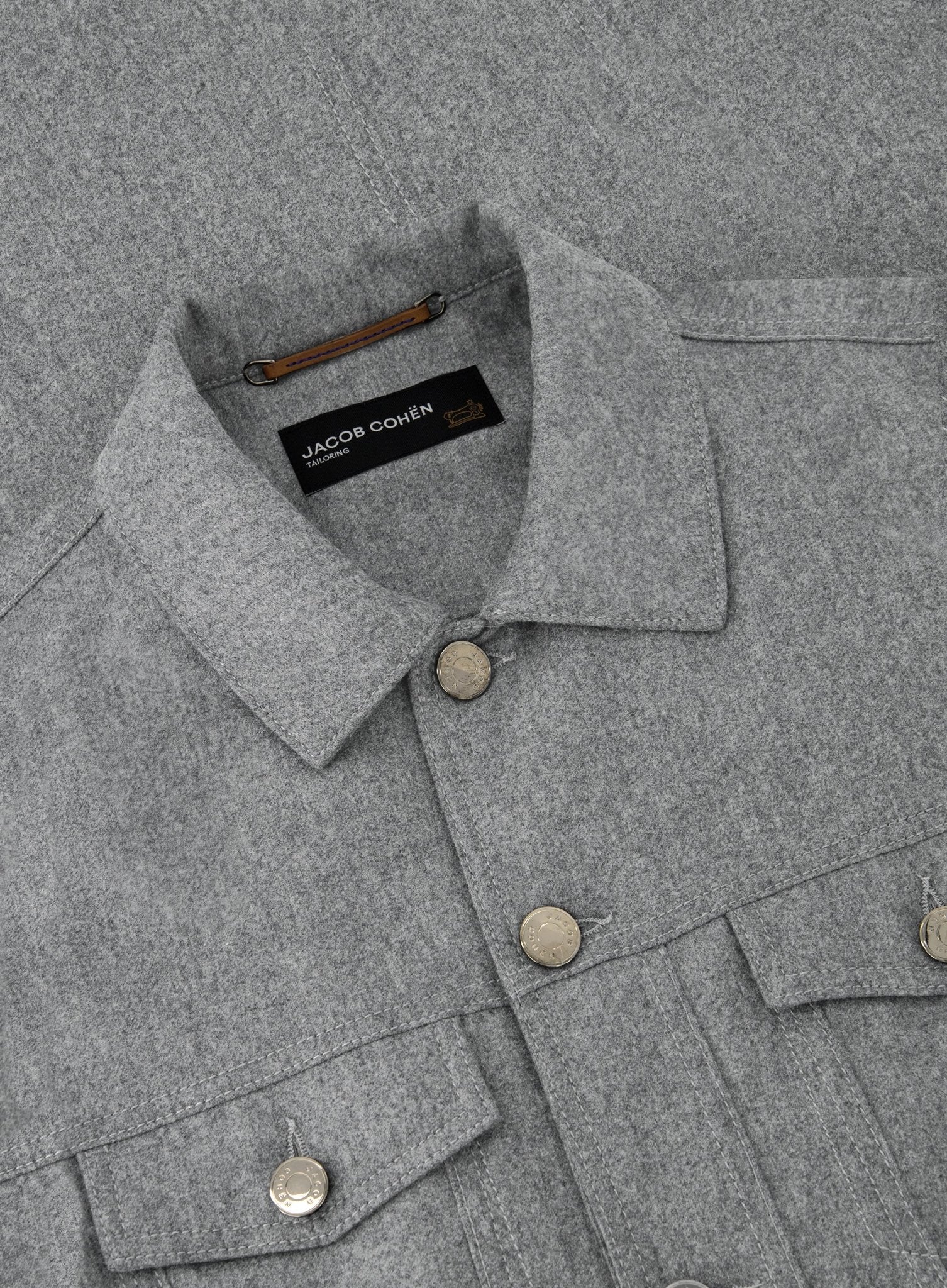 Overshirt van wol | FULL_WIDTH | Grijs 