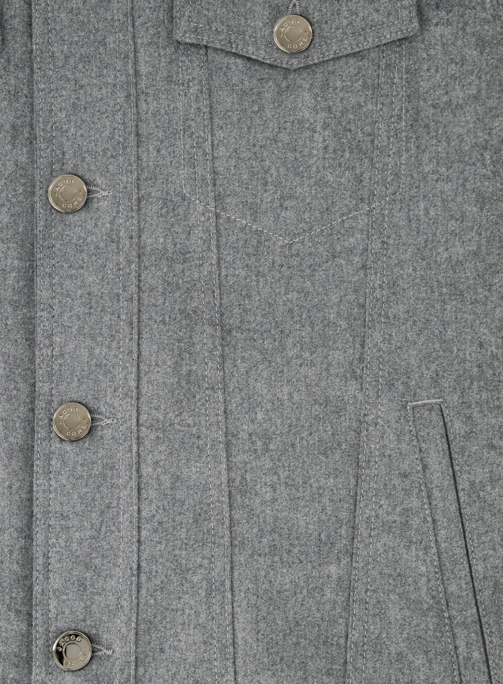 Overshirt van wol | FULL_WIDTH | Grijs 
