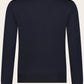 Cashmere lange mouwen polo | BLUE NAVY