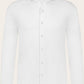 Lange mouw polo cardigan | Wit 