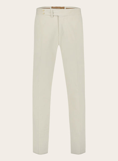 Pantalon van katoen| Wit 