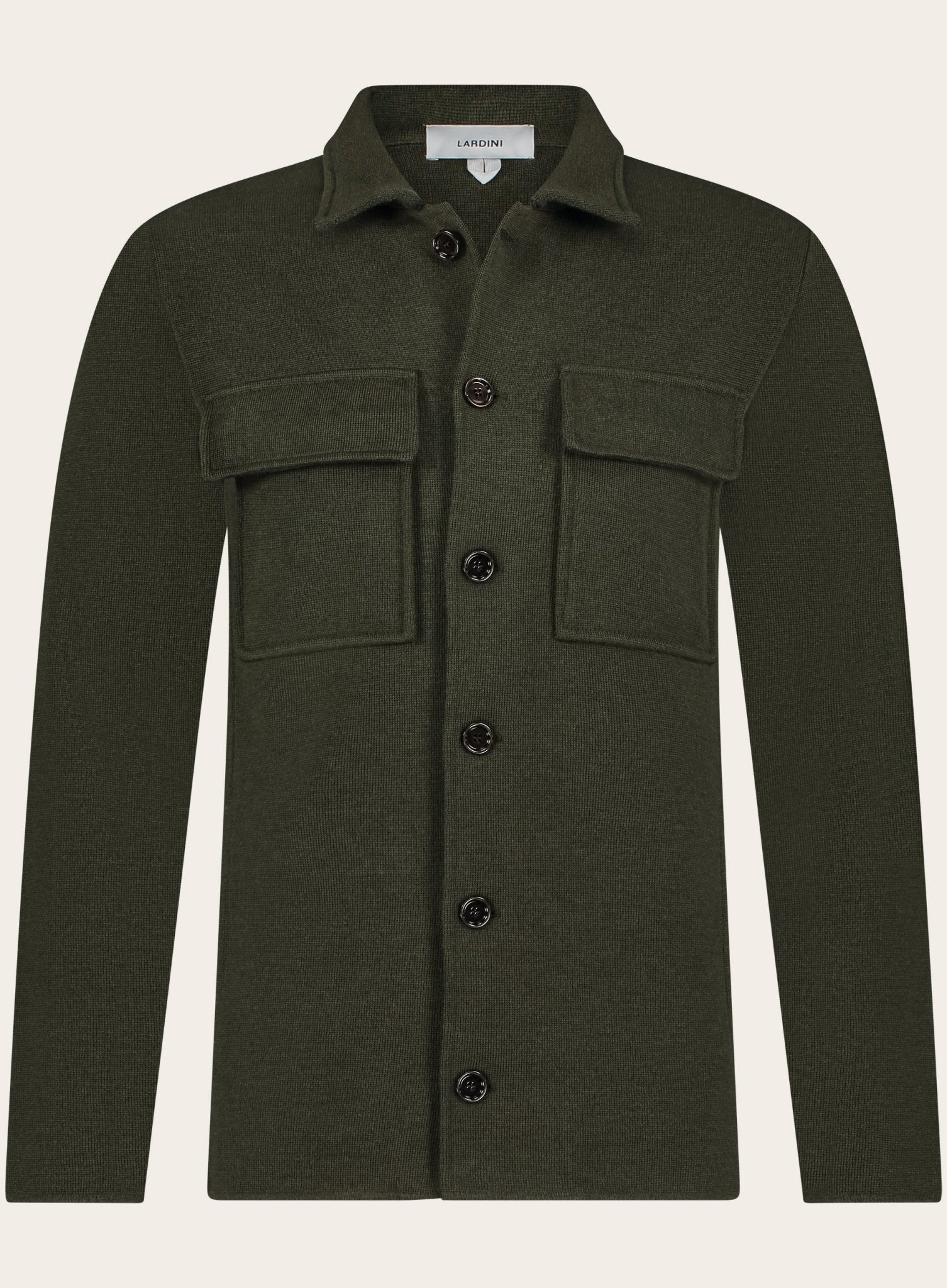 Overshirt van wol | Groen