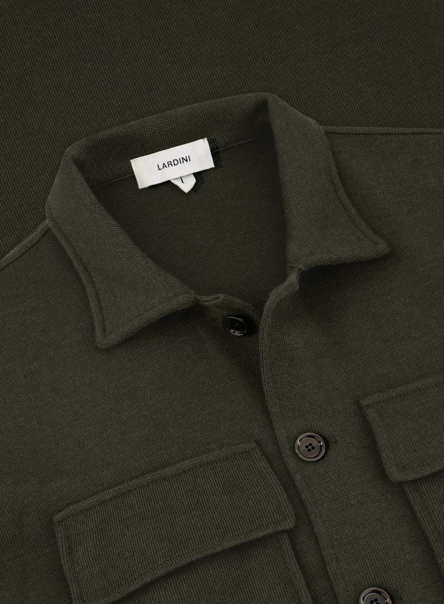 Overshirt van wol | Groen