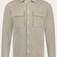 Overshirt van wol | Beige