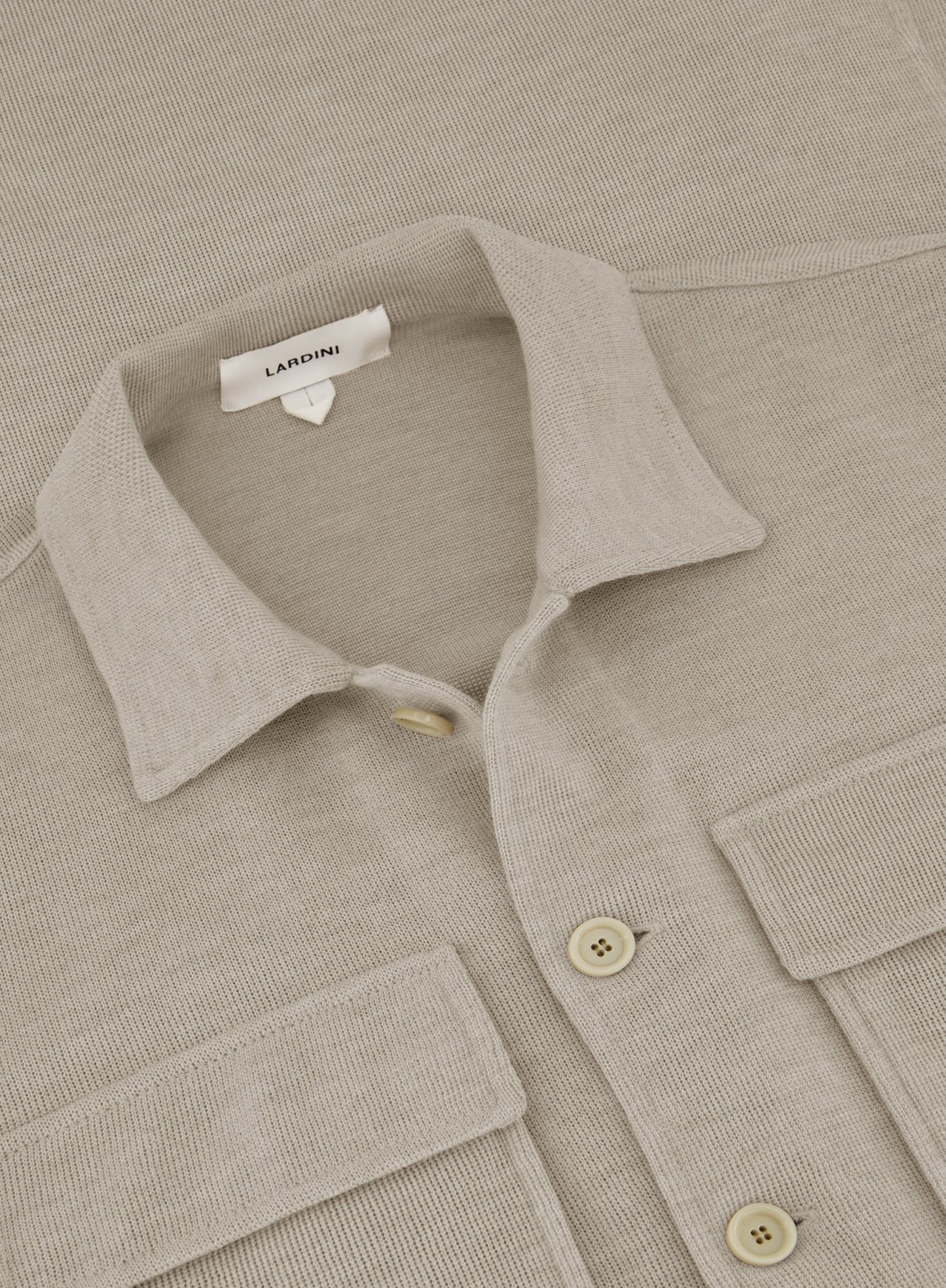 Overshirt van wol | Beige