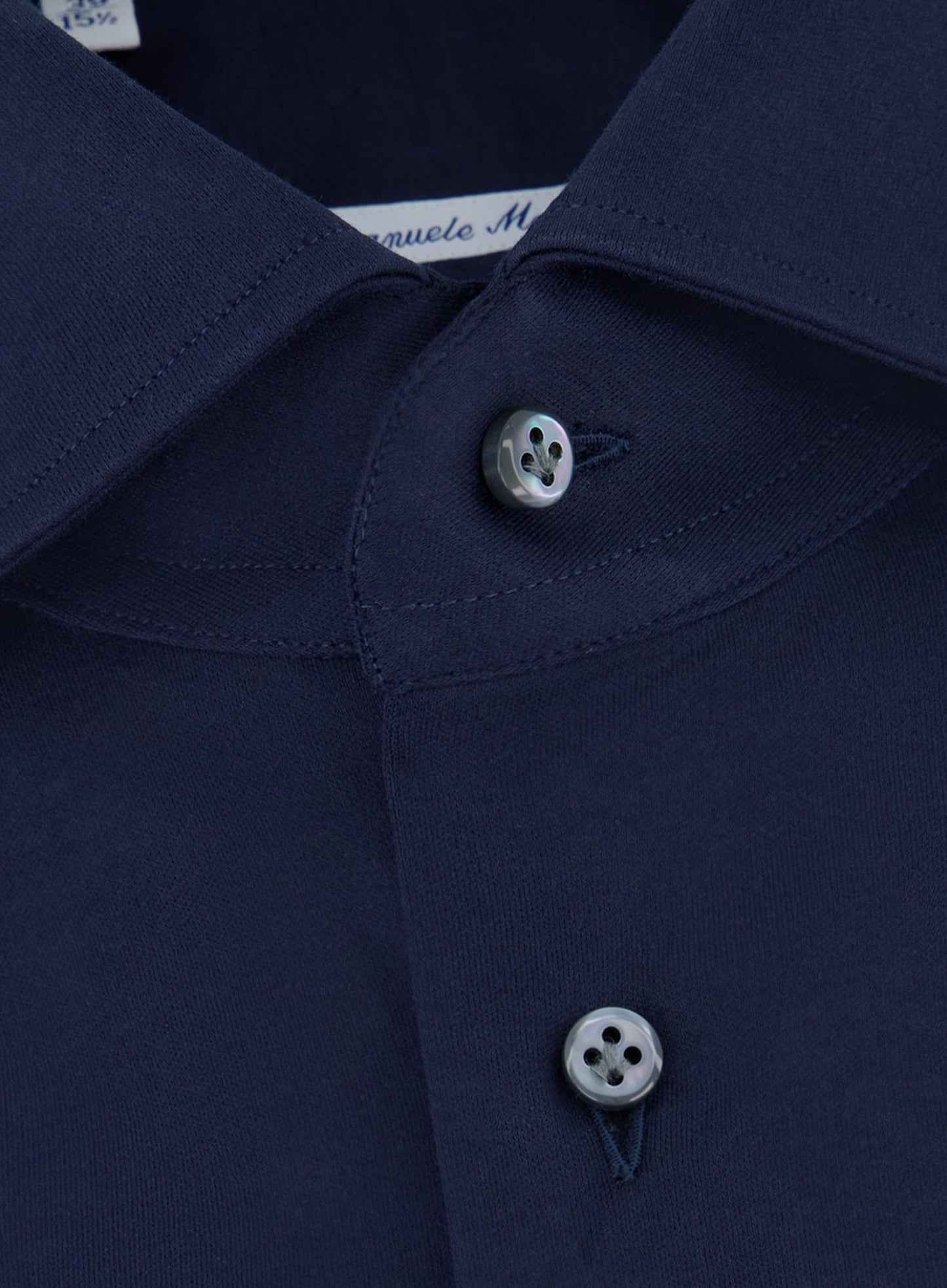 Regular-fit shirt van katoen | BLUE NAVY