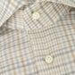 Geruit shirt van katoen en wol | Beige 