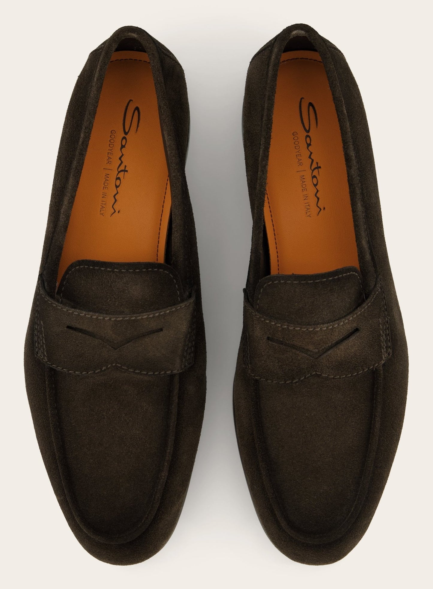 Carlos penny loafers van suède | D.Bruin