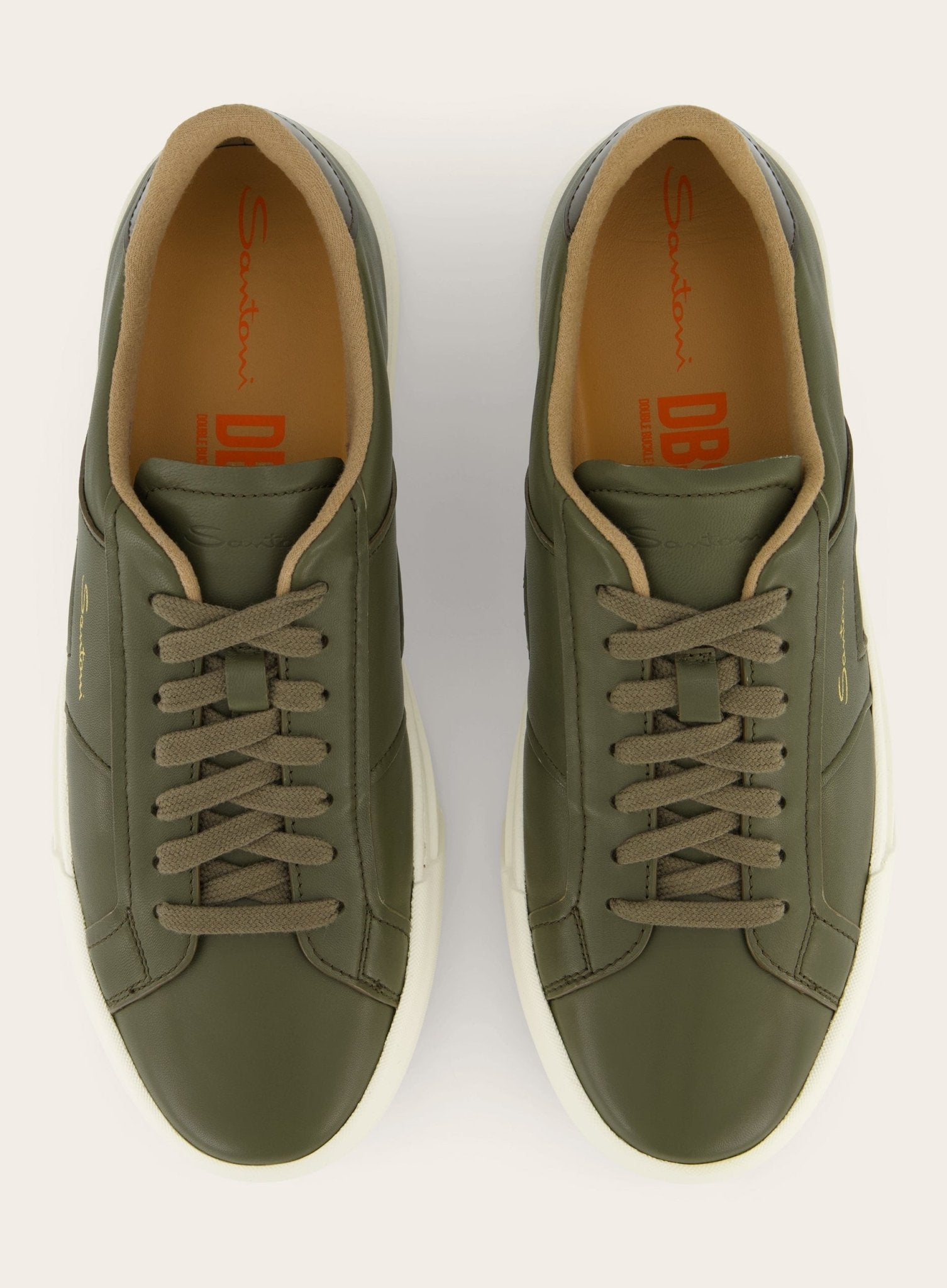 Gloria sneakers van leer | Groen