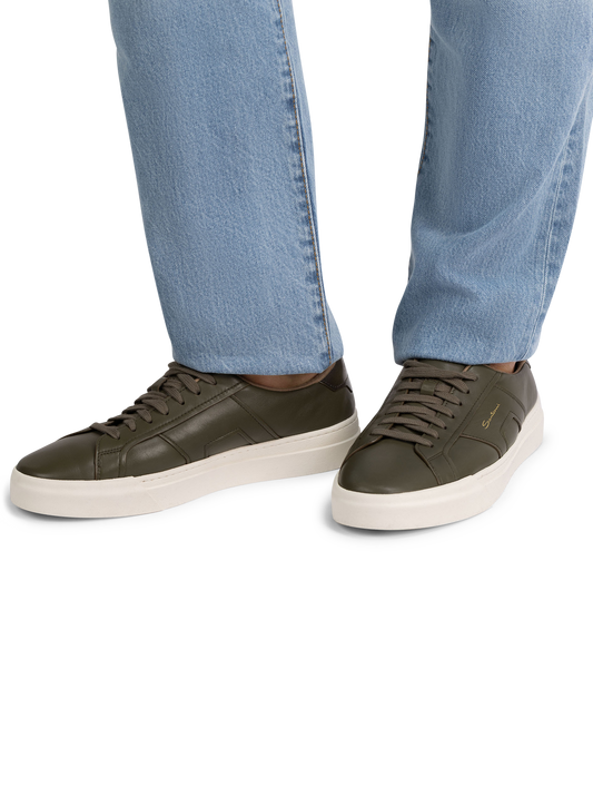 Gloria sneakers van leer | Groen