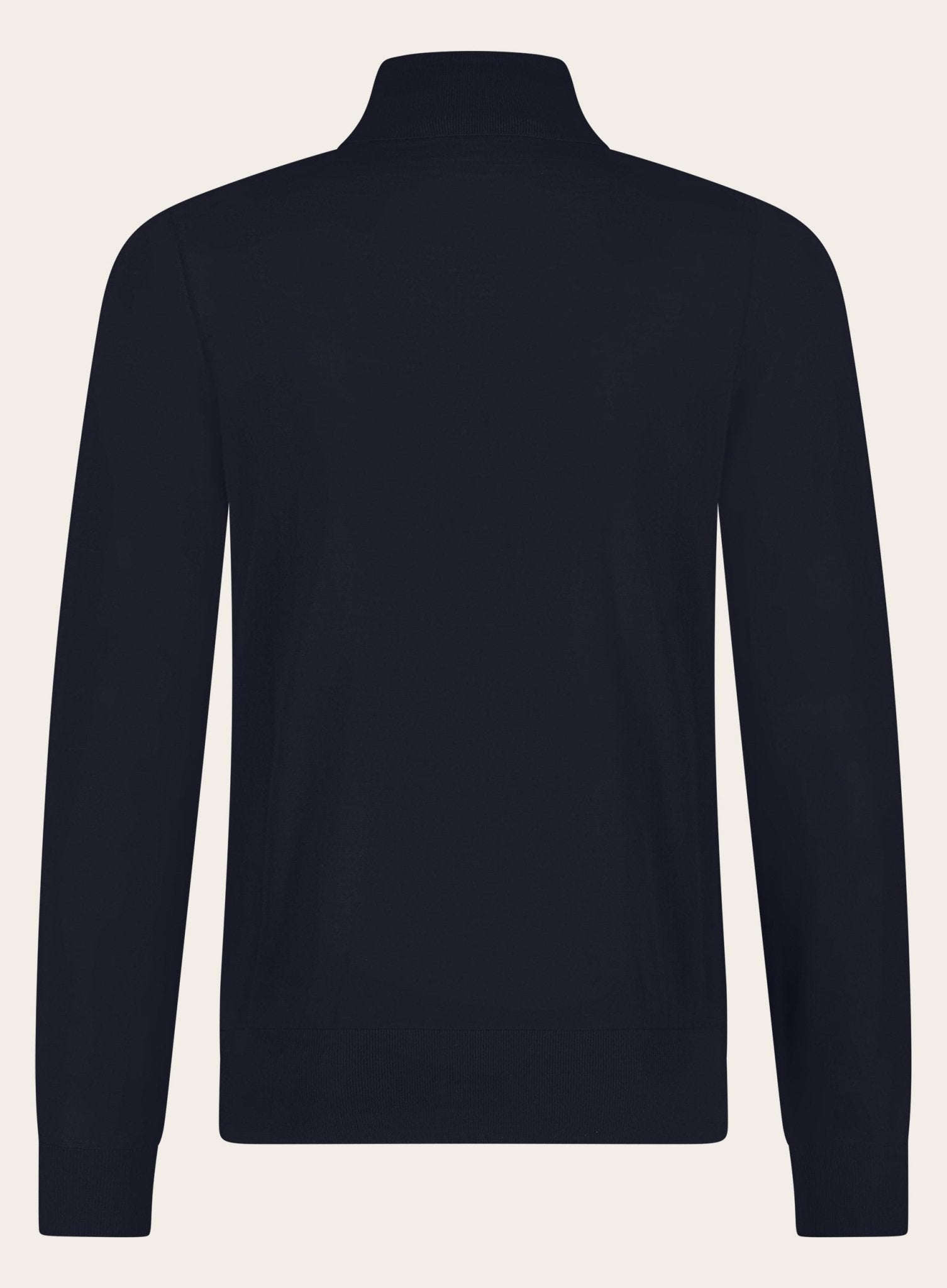 Turtleneck van wol | Blauw 