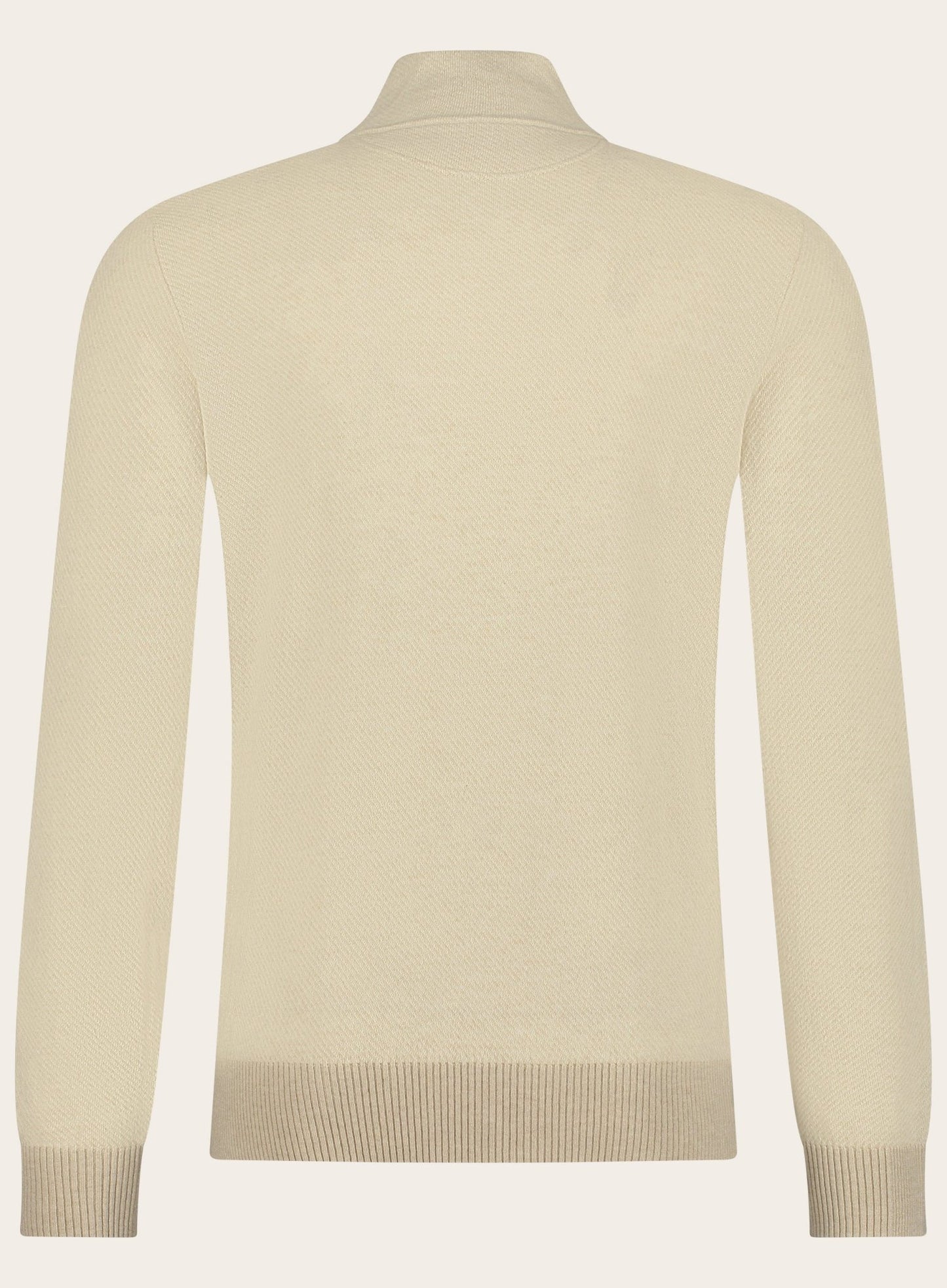 Classic half-zip van babycashmere | Beige