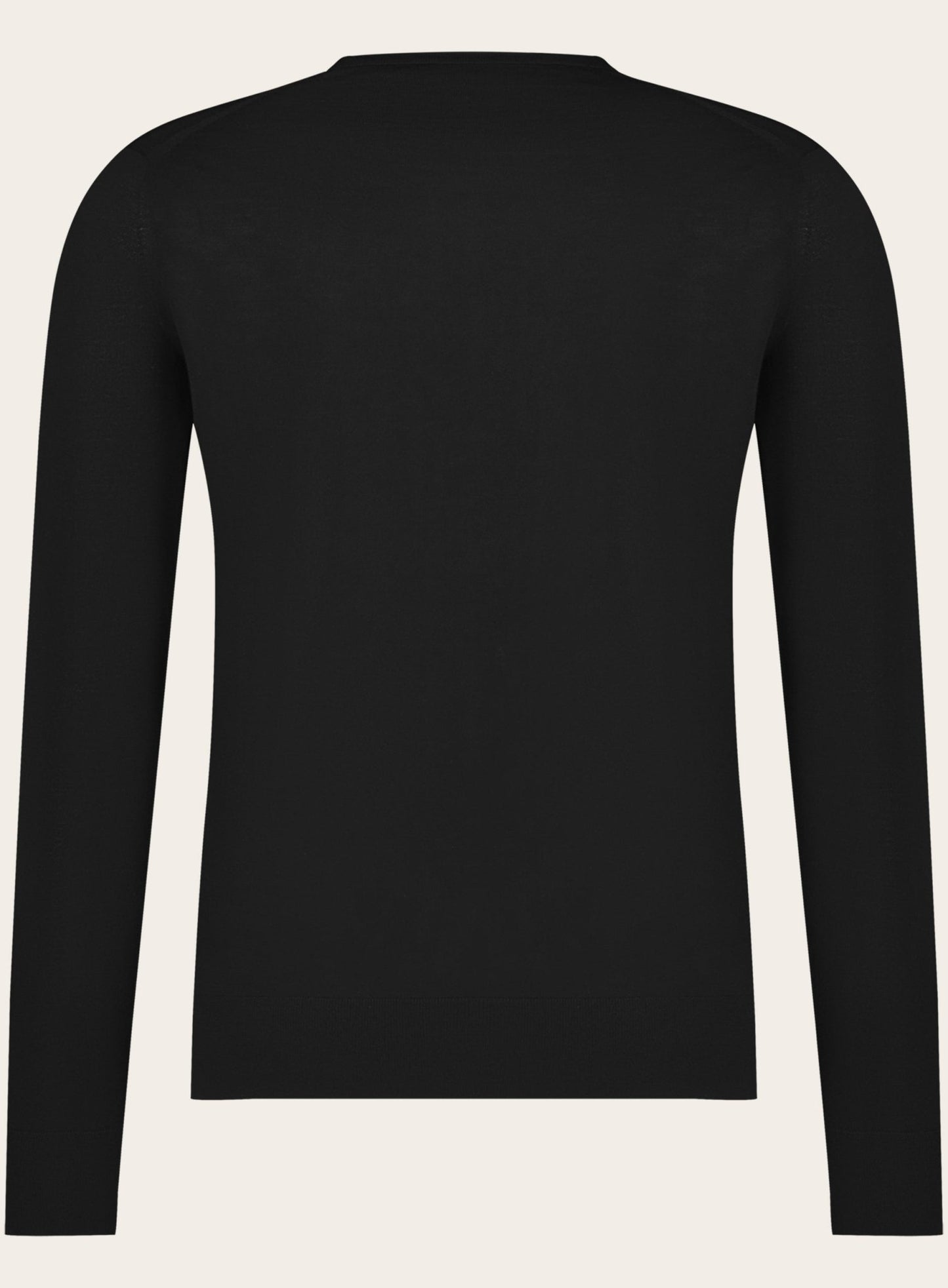 Crewneck van wol | Zwart