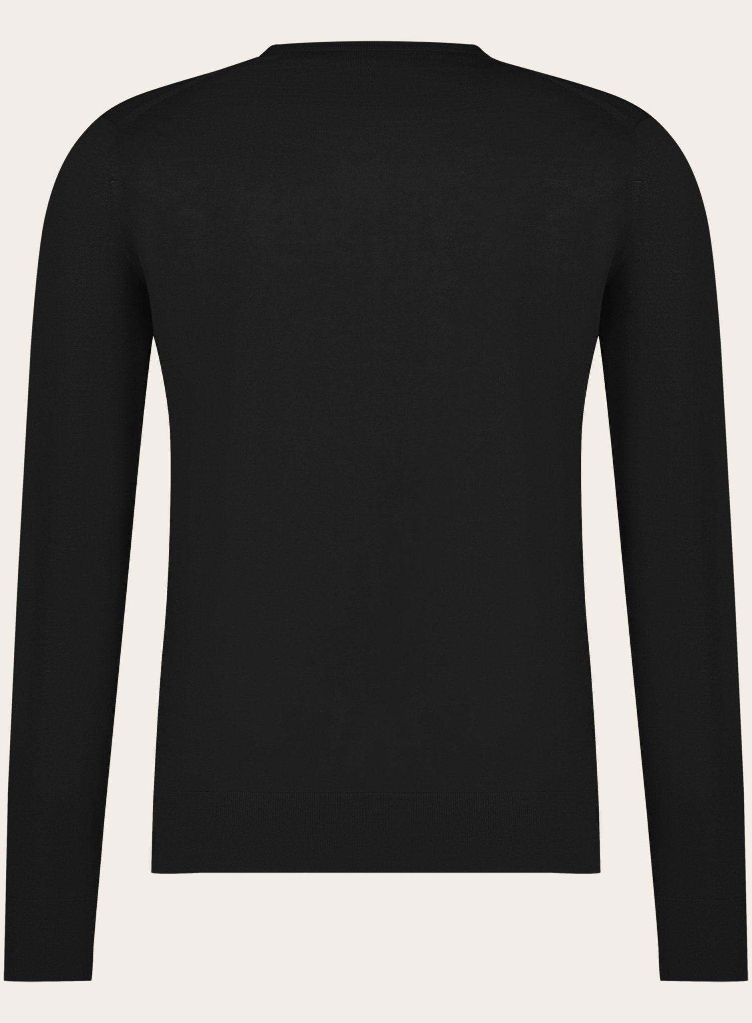 Crewneck van wol | Zwart