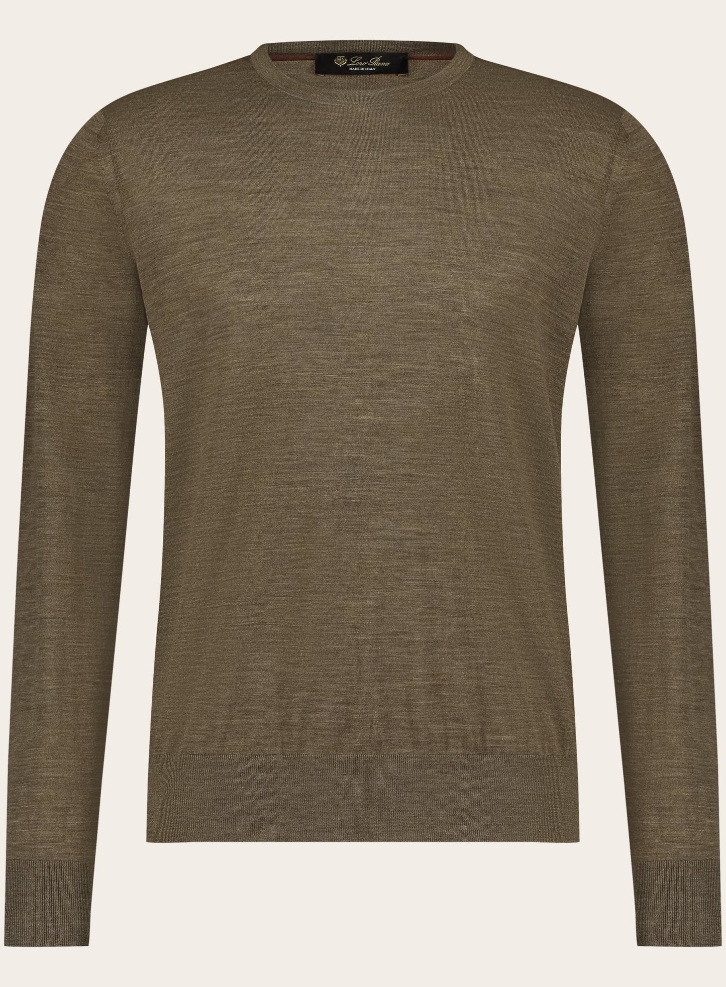 Crewneck van wol | TAUPE