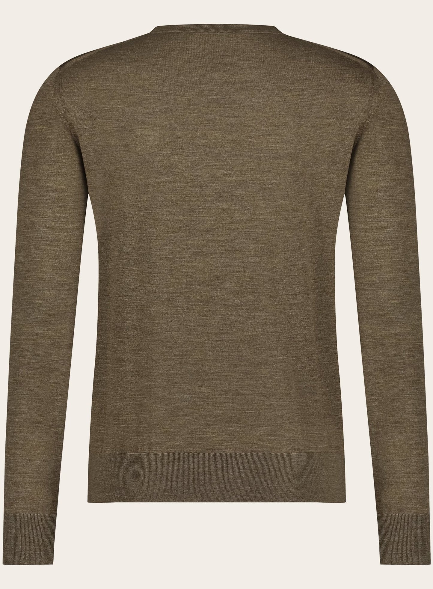 Crewneck van wol | TAUPE