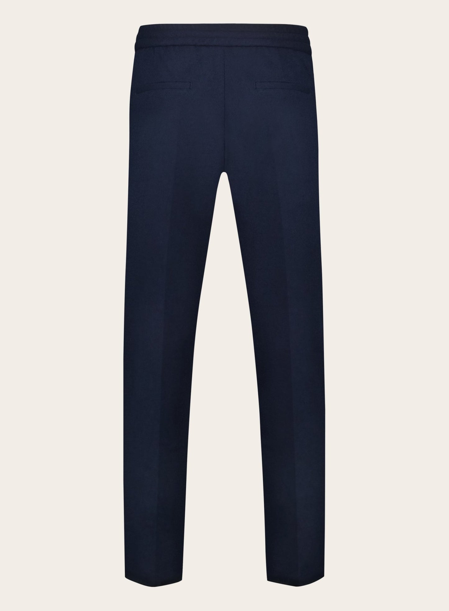 Jog pantalon van wol | BLUE NAVY