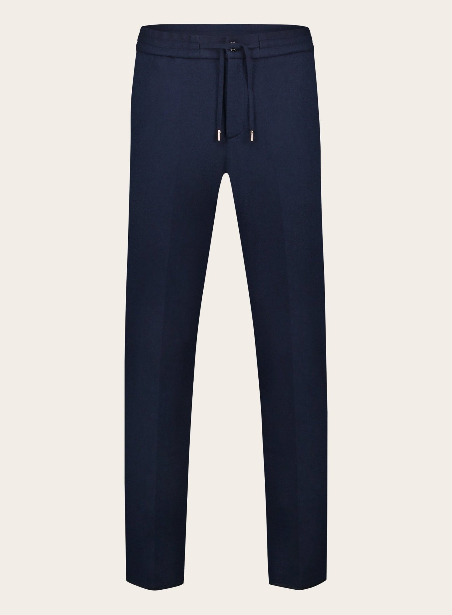 Jog pantalon van wol | BLUE NAVY