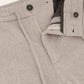 Jog pantalon van wol | Beige