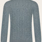 Treccia Jumper van babycashmere | Blauw 