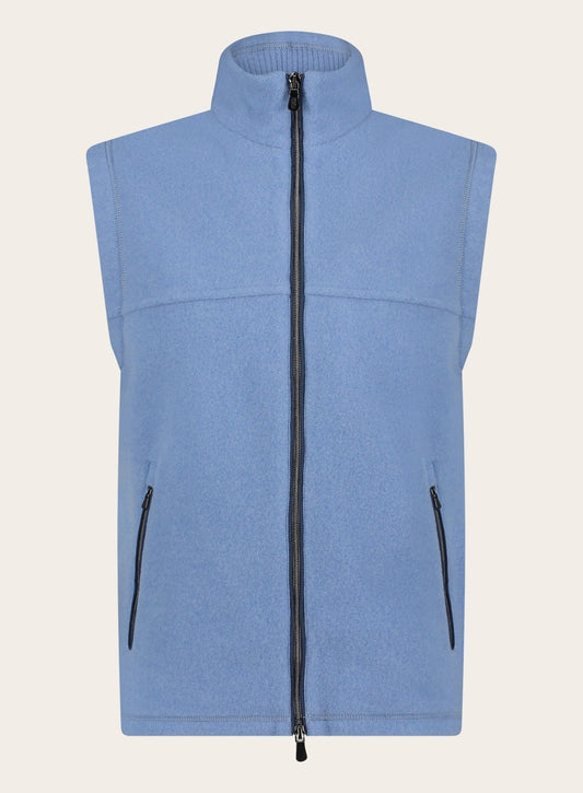 Bodywarmer van cashmere | L.Blauw