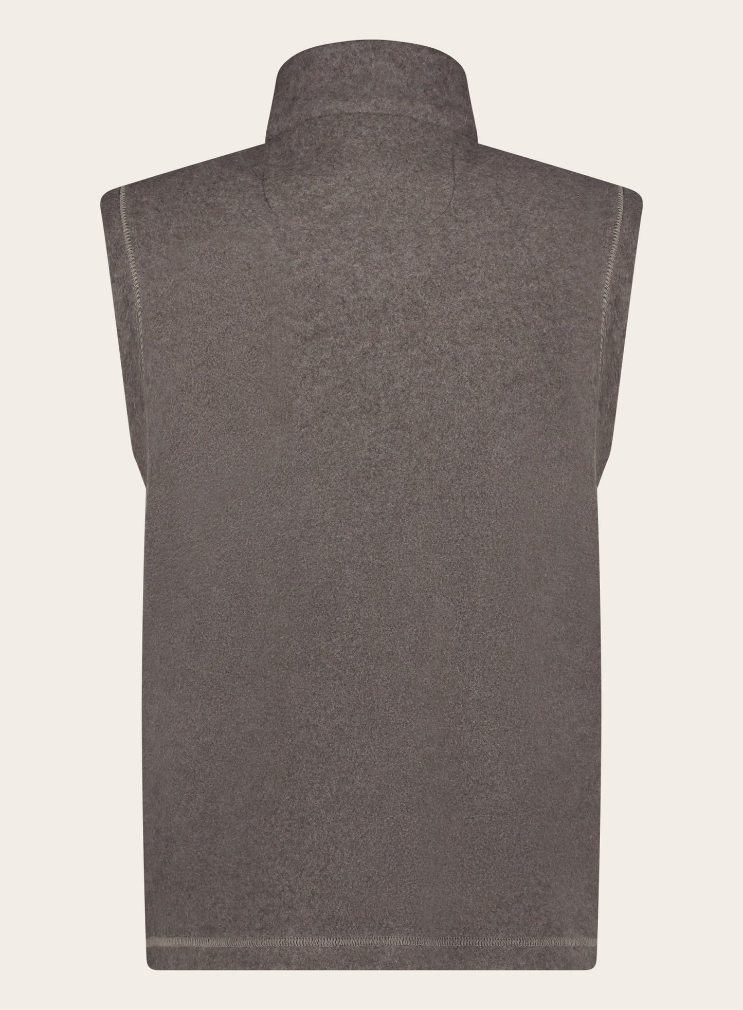 Bodywarmer van cashmere | TAUPE