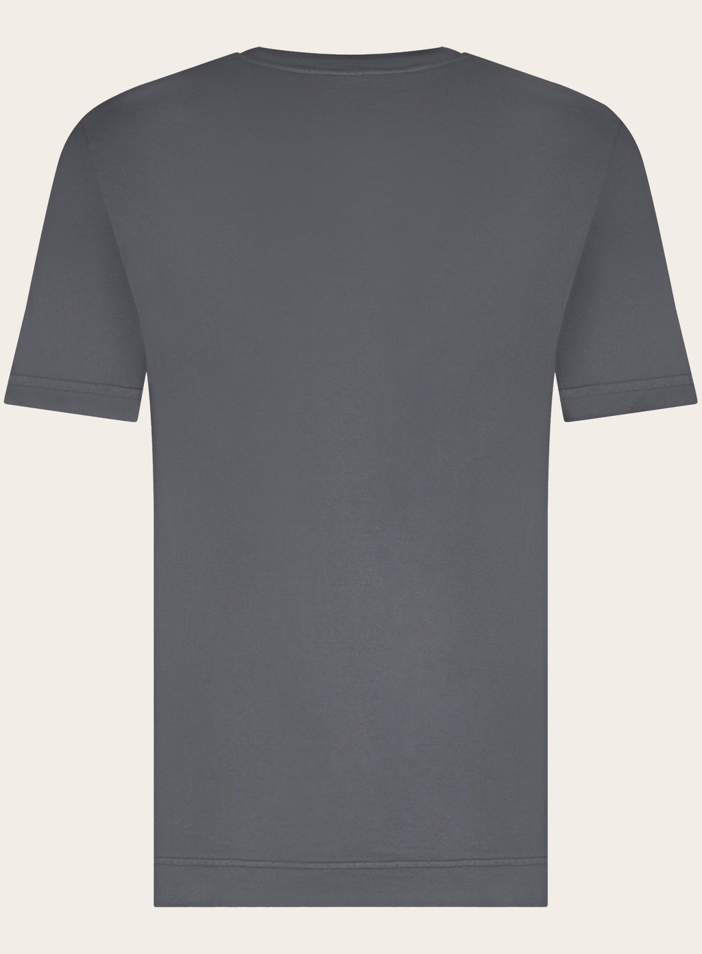 T-shirt met korte mouw van katoen | Grijs