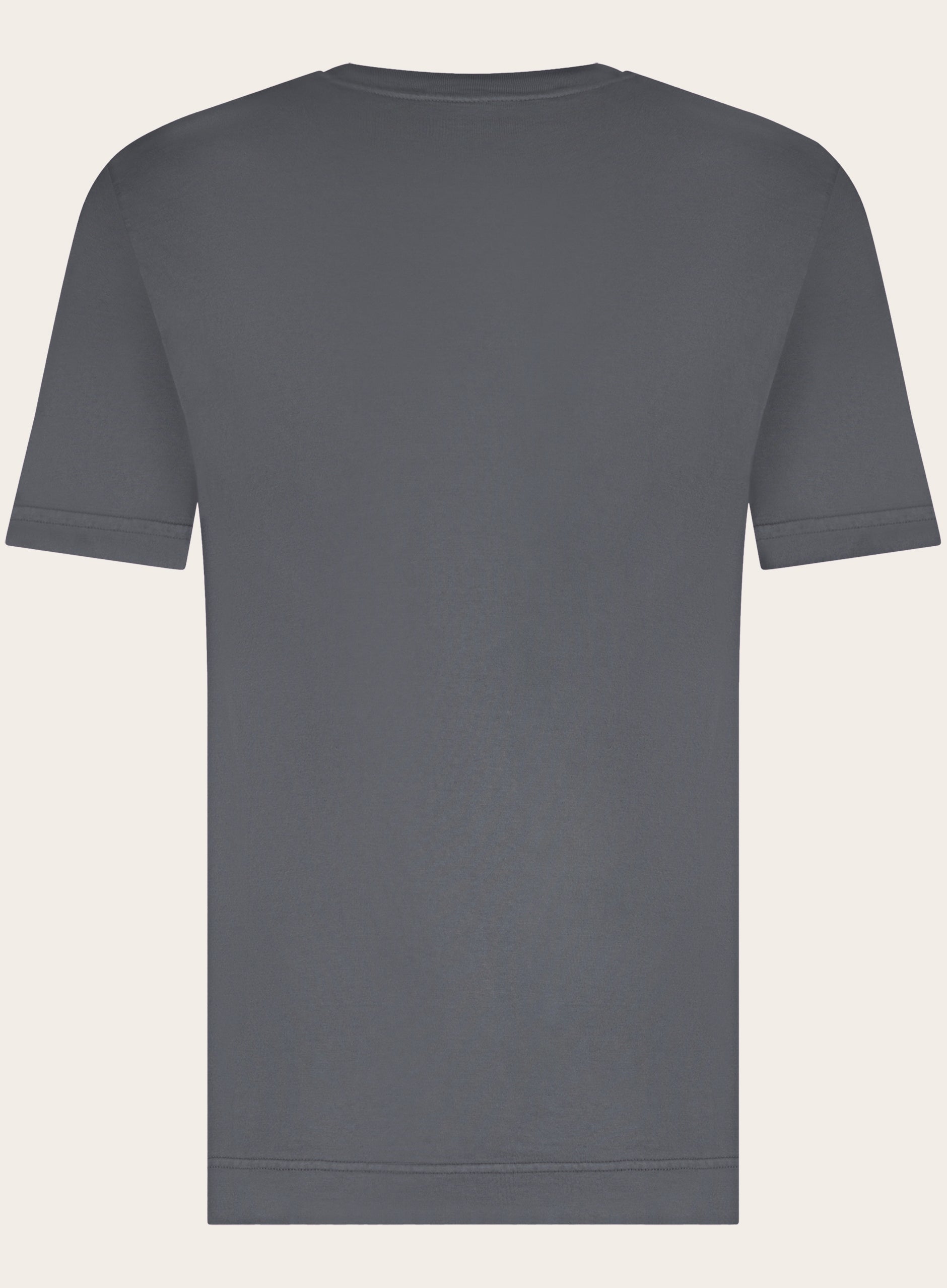T-shirt met korte mouw van katoen | Grijs