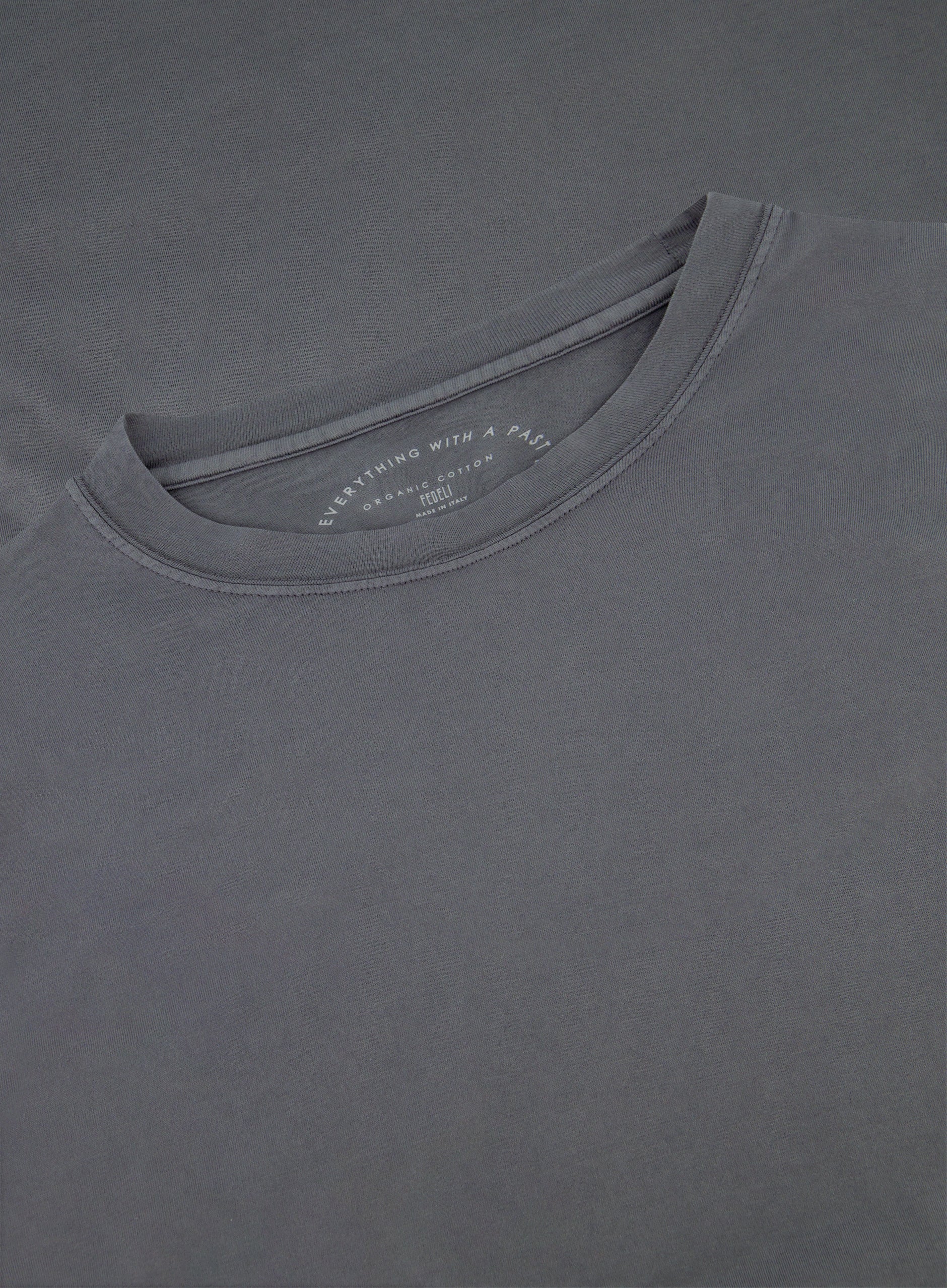 T-shirt met korte mouw van katoen | FULL_WIDTH | Grijs