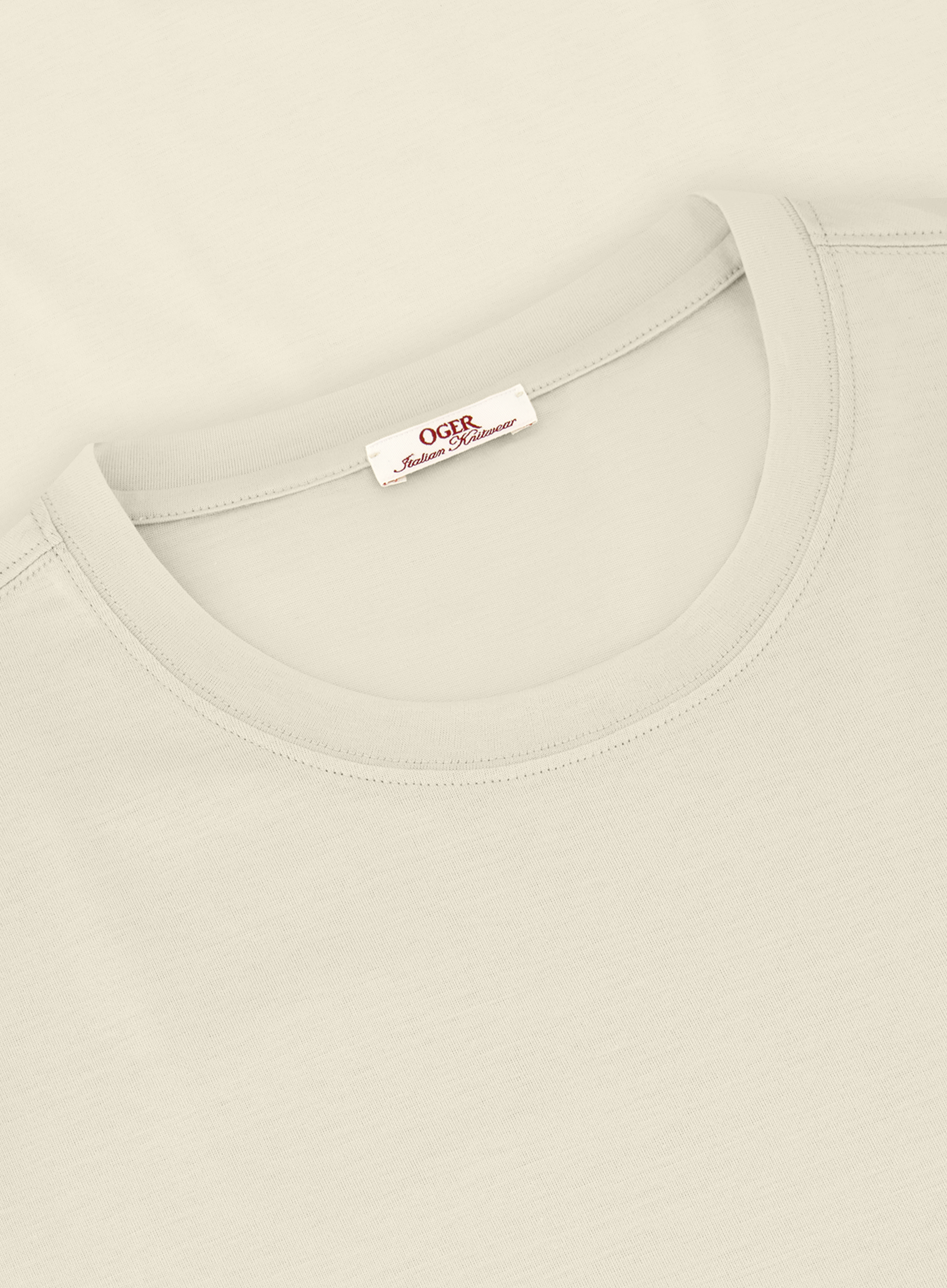 T-shirt van katoen | FULL_WIDTH | ROOM-WIT