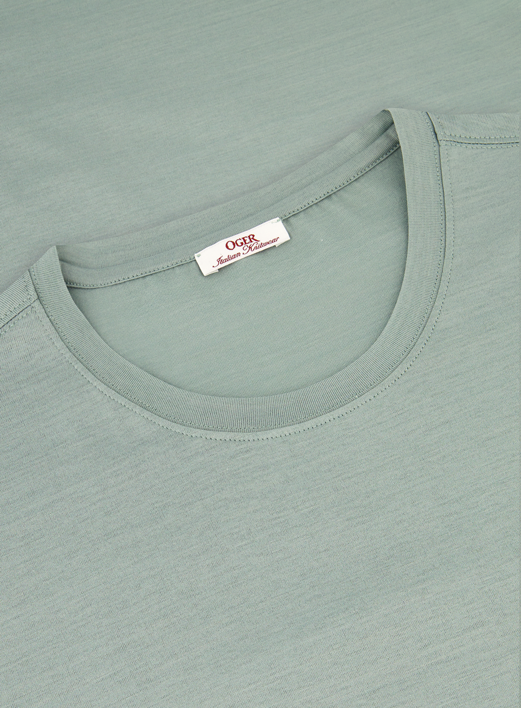 T-shirt van katoen | FULL_WIDTH | PASTEL GROEN