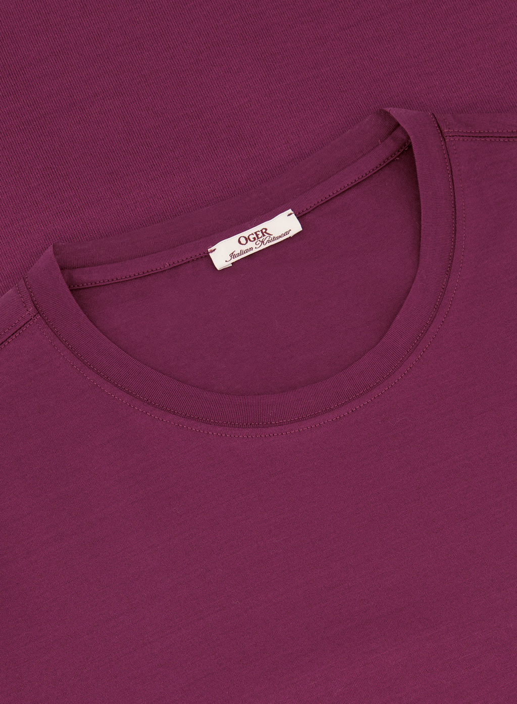 T-shirt van katoen | FULL_WIDTH | Bordeaux