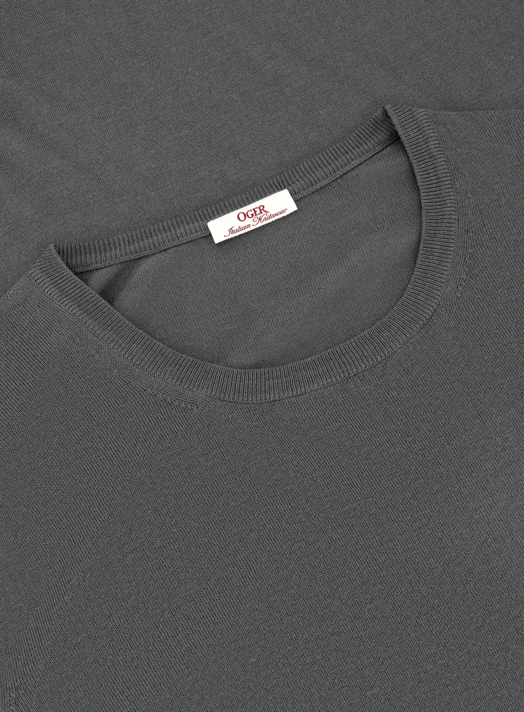 T-shirt van zijde | FULL_WIDTH | WARM GREY