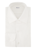 Shirt van katoen en linnen | Wit