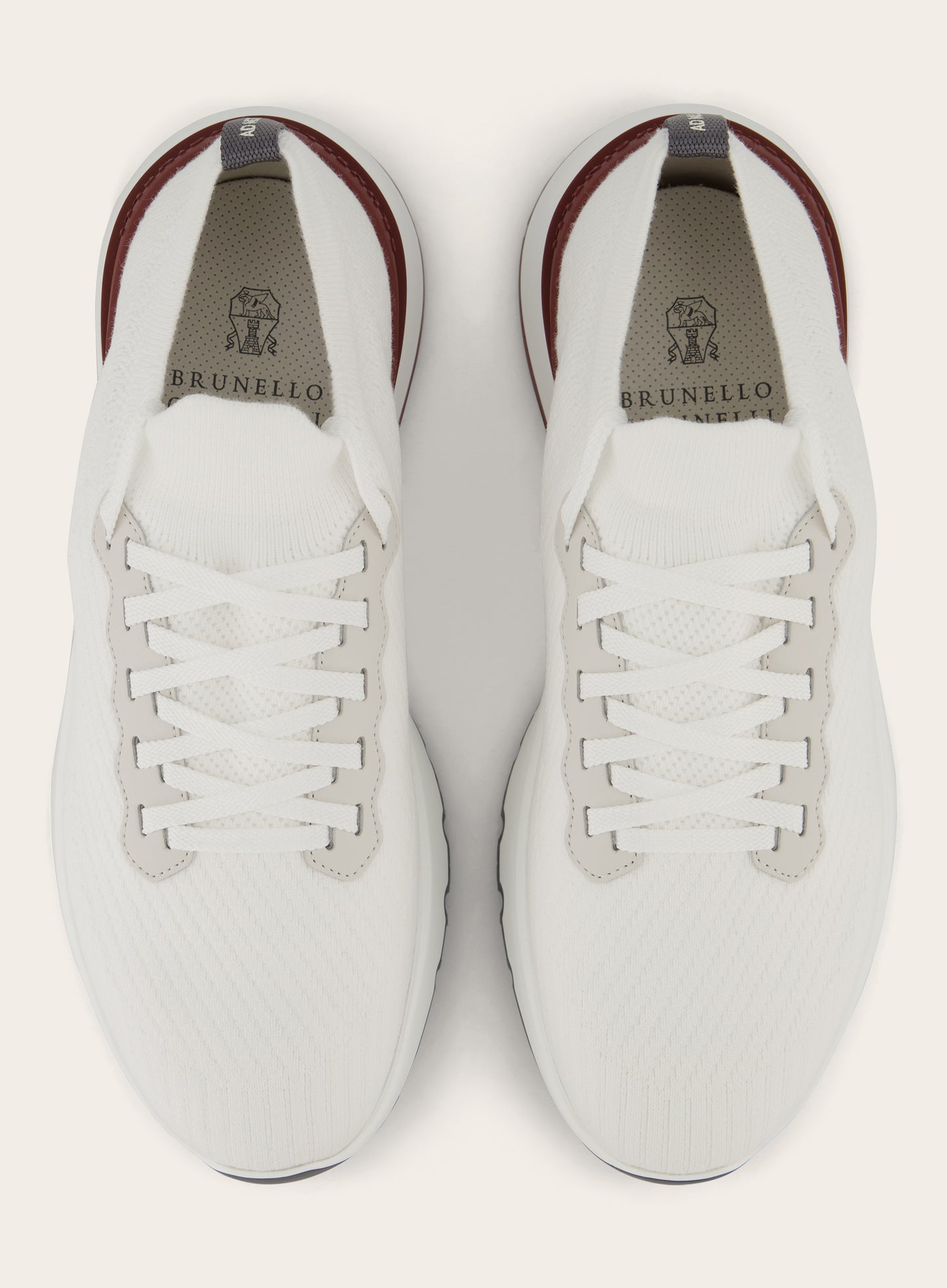 Knitted low-top sneakers | WHITE