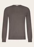 Crewneck van wol | TAUPE