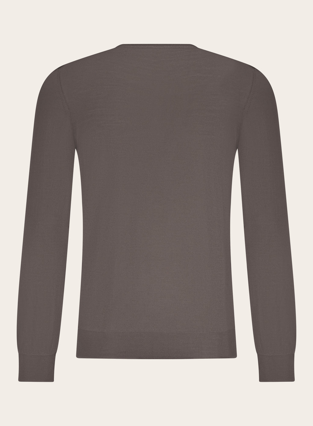 Crewneck van wol | TAUPE
