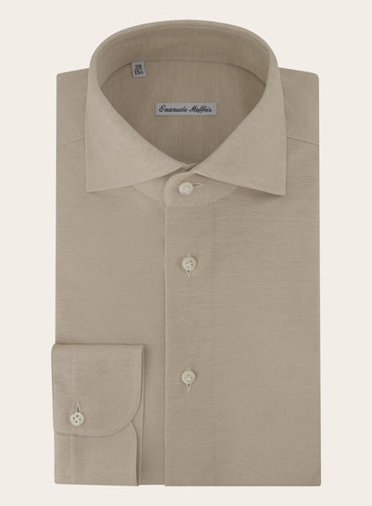 Shirt van katoen | Beige