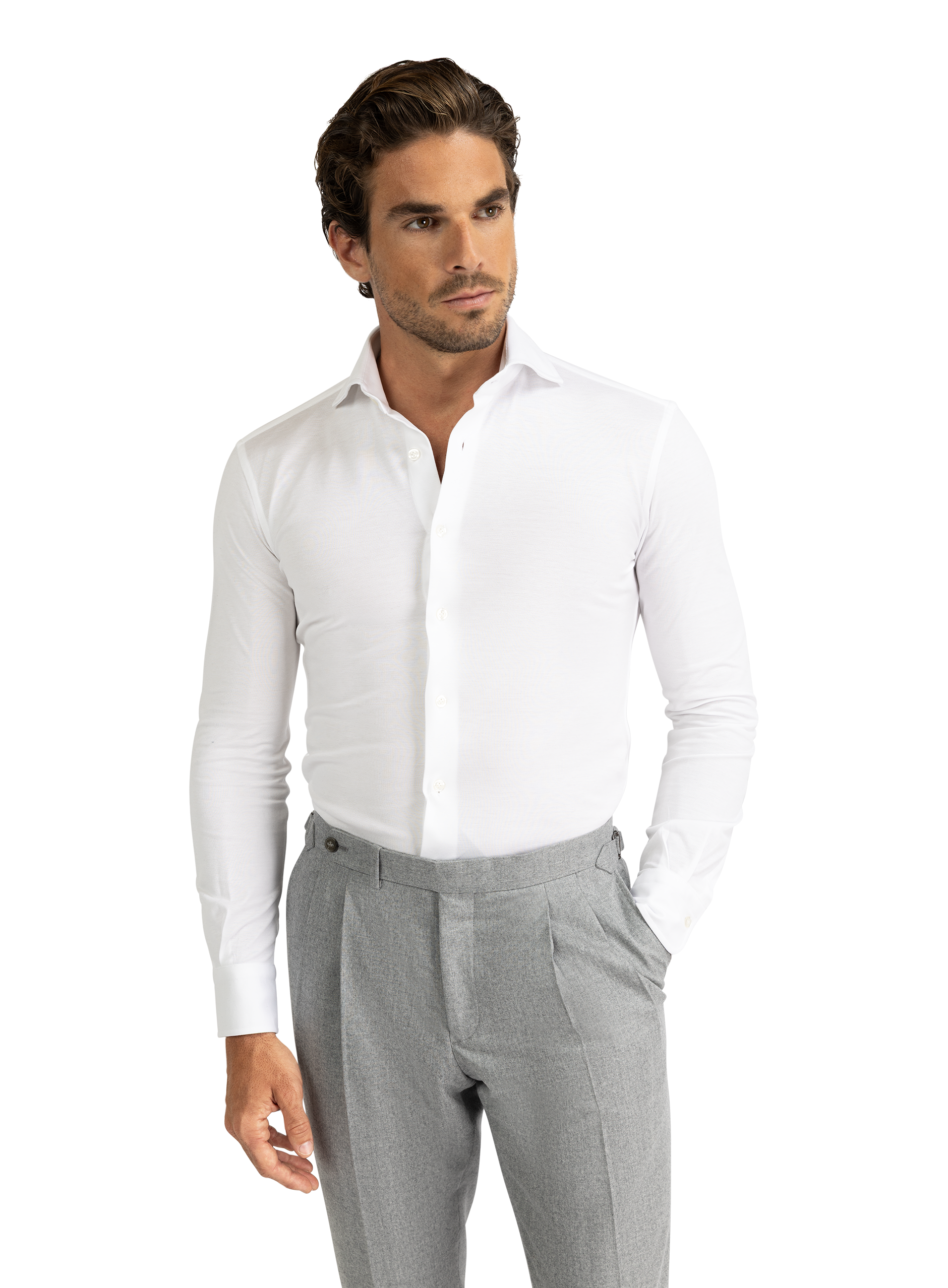 Shirt van katoen | Wit