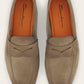 Penny loafers van suède | TAUPE