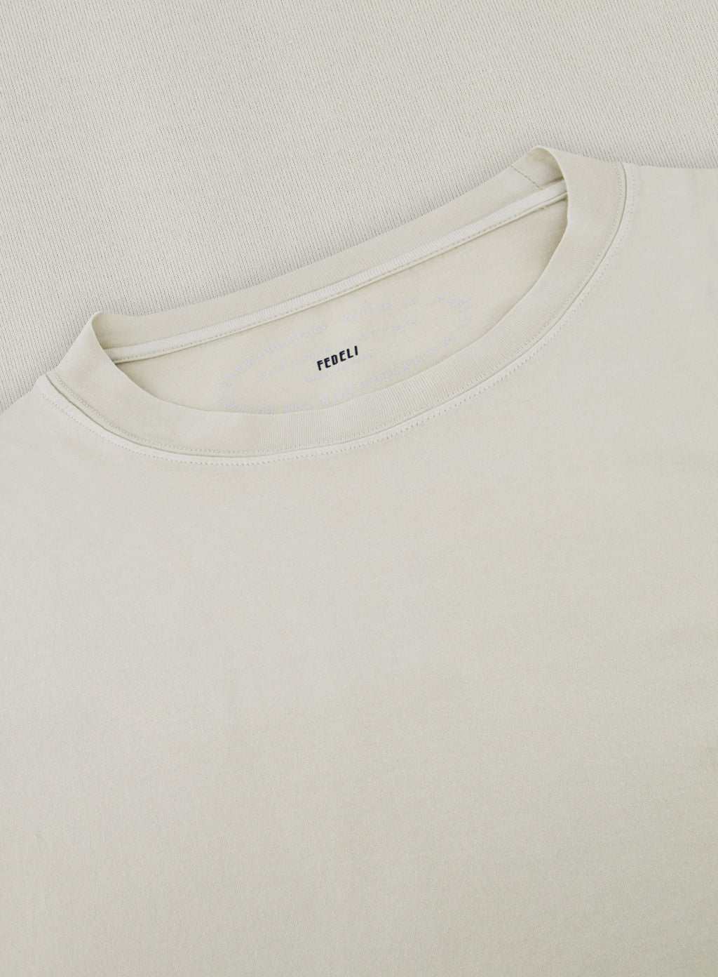 T-shirt met korte mouw van katoen | FULL_WIDTH | KIEZEL