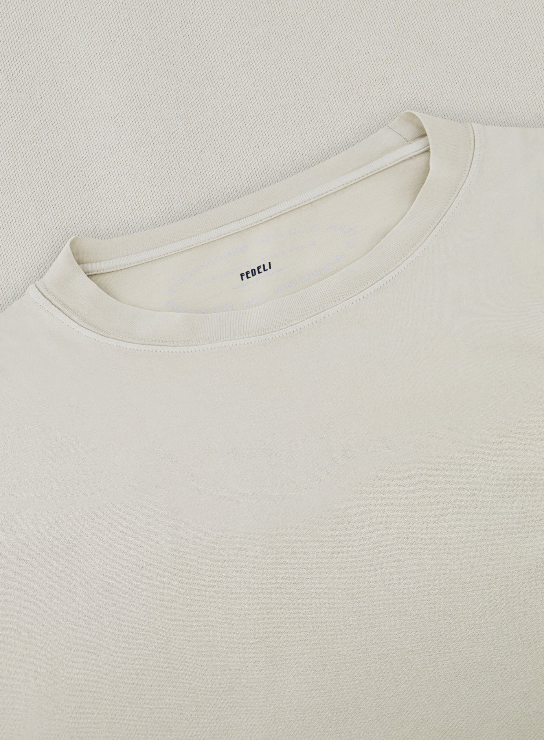 T-shirt met korte mouw van katoen | FULL_WIDTH | KIEZEL