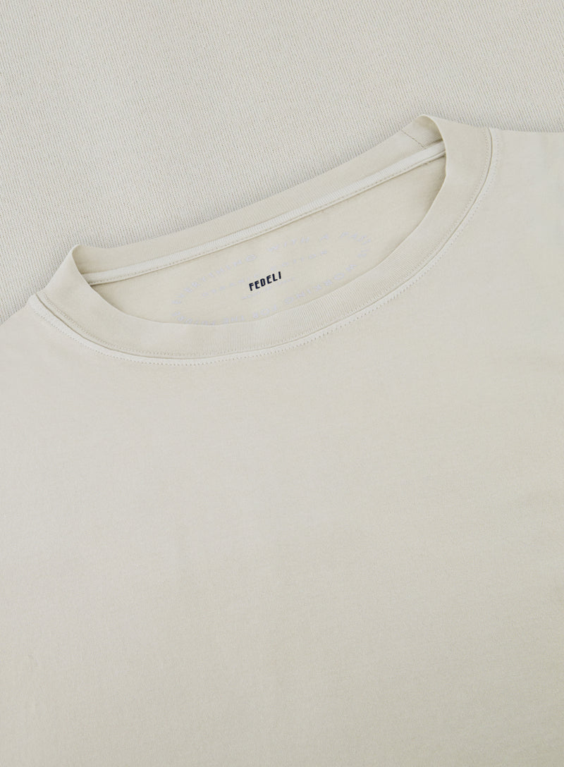 T-shirt met korte mouw van katoen | FULL_WIDTH | KIEZEL