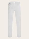 5-pocket jeans van katoen | Wit