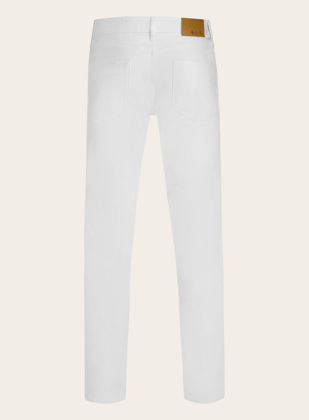 5-pocket jeans van katoen | Wit
