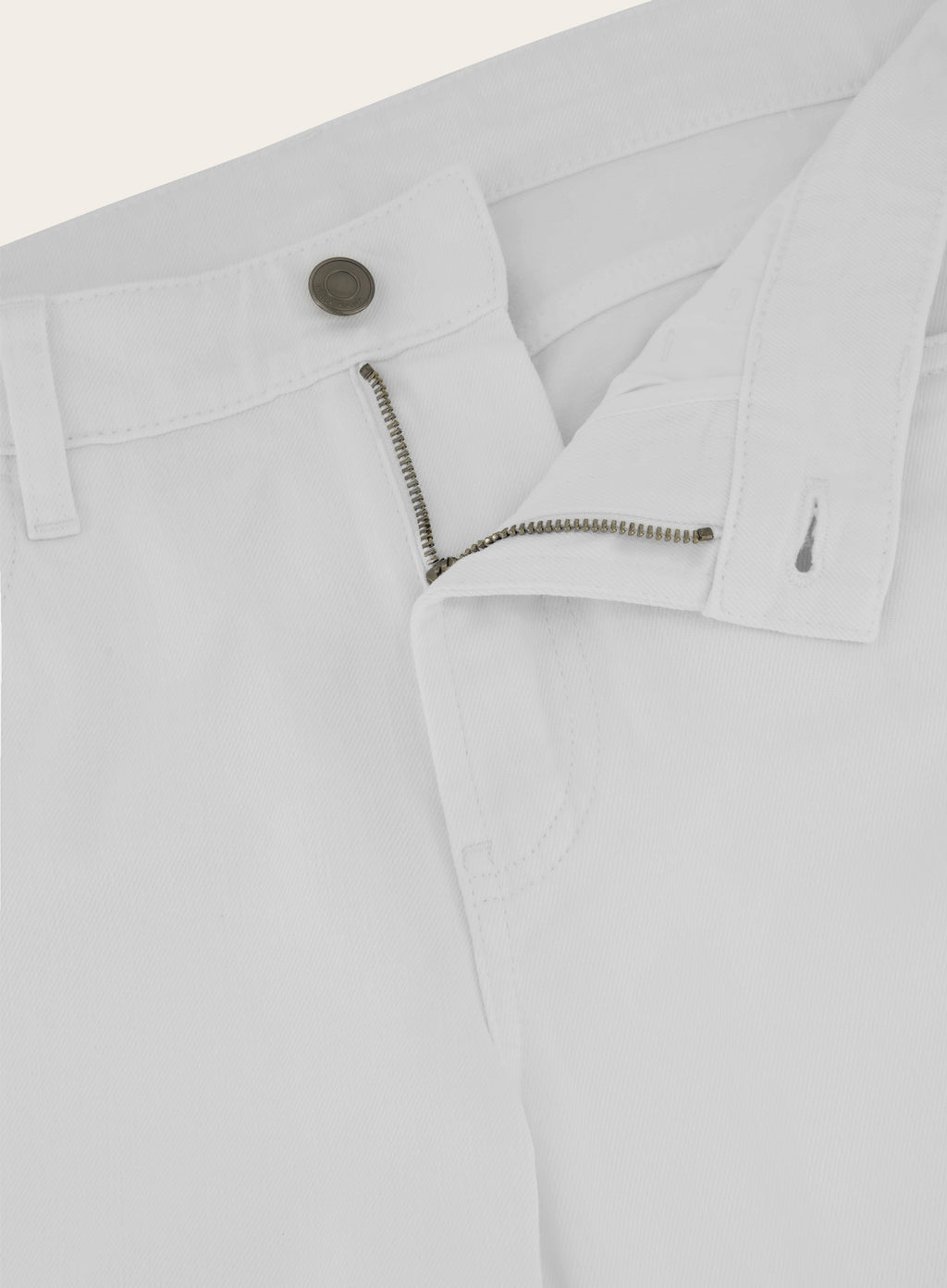 5-pocket jeans van katoen | Wit